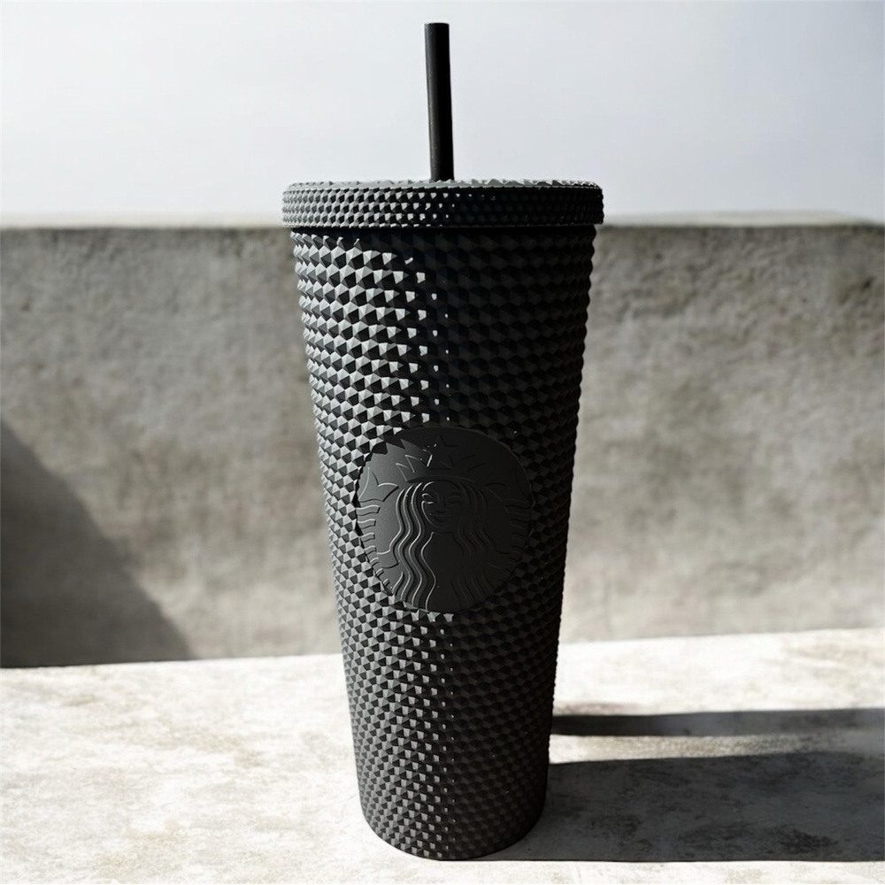 🆕 Starbucks Matte Black Studded Tumbler